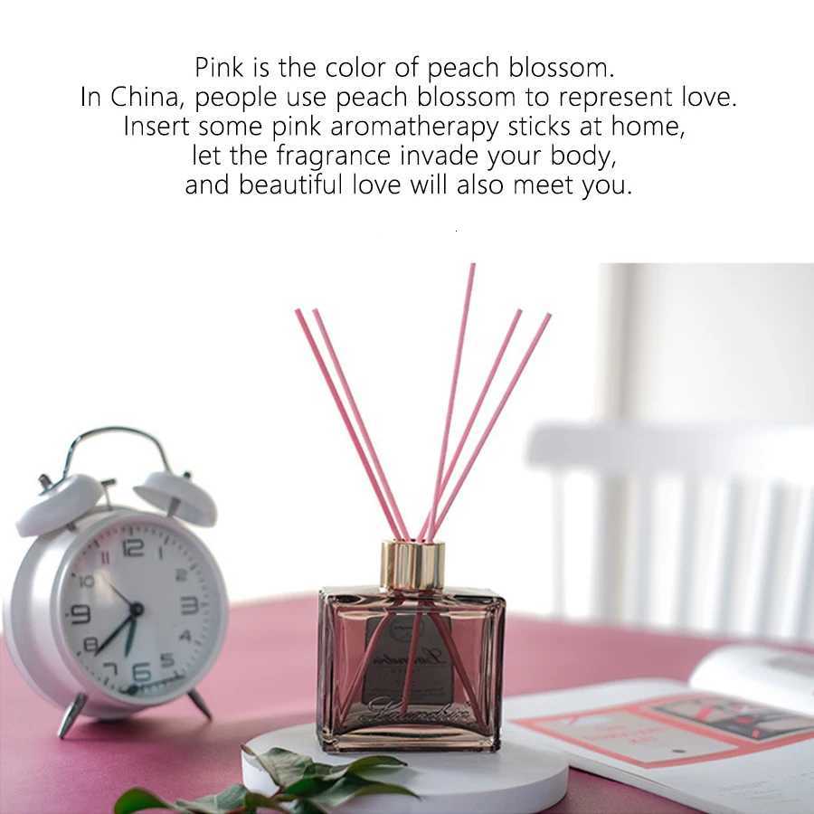 10/20/60pcs Pink Aromatherapy Stick Essential Oil Diffusion Stick Suitable for Home Decoration and Indoor Aromatherapy03 20cm Y251204