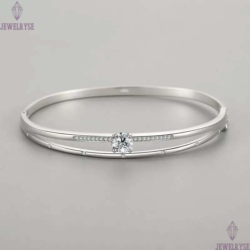 luxury rose gold tennis bracelet designer for woman s925 sterling silver 5A CZ diamond iced out chain bangle bracelets bangles womens jewelry gift box