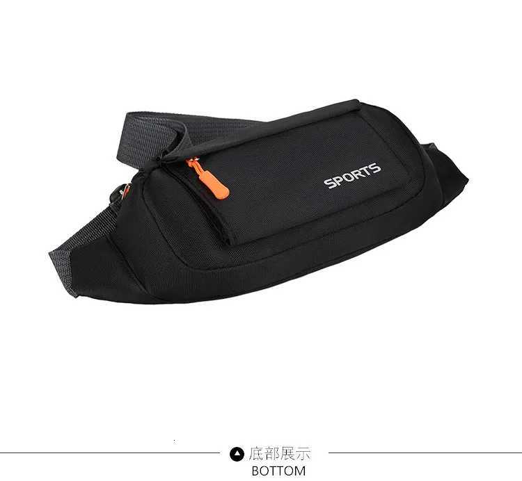 Outdoor fitness portable crossbody bag Waterproof Outdoor Sports Bag Canvas Pouch Waist Bag Fanny Pouch Crossbody Male BananaBagT251204