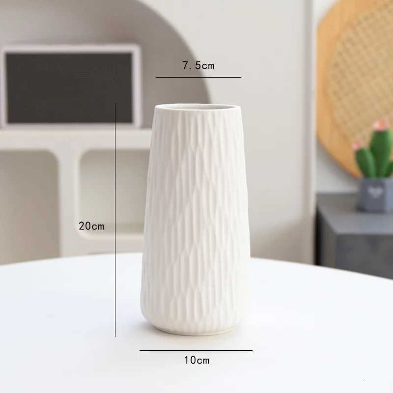 Ceramic Flowers Vase For Wedding Centerpieces Pottery Decor Vase Fit For Shelf Centerpiece Table Decorations Housewarming Gift H251204