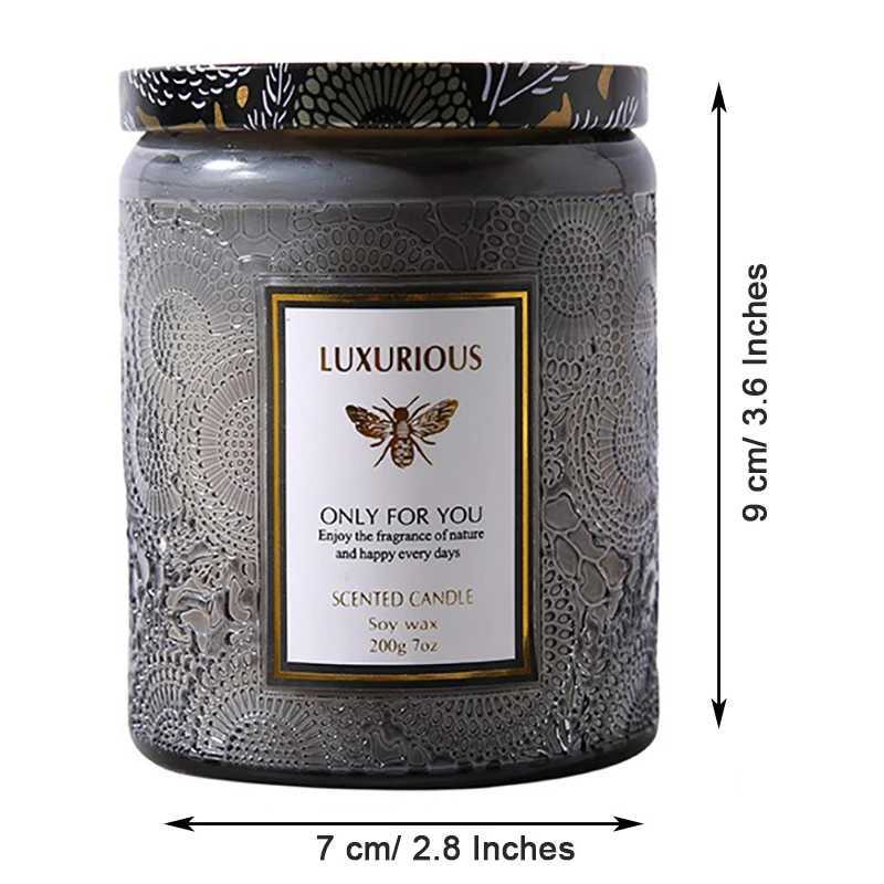 7 OZ Jar Scented Candle Natural Soy Candle Serenity Aromatic Candles Home Decorative Scented Candles Gift for Friends Y251204
