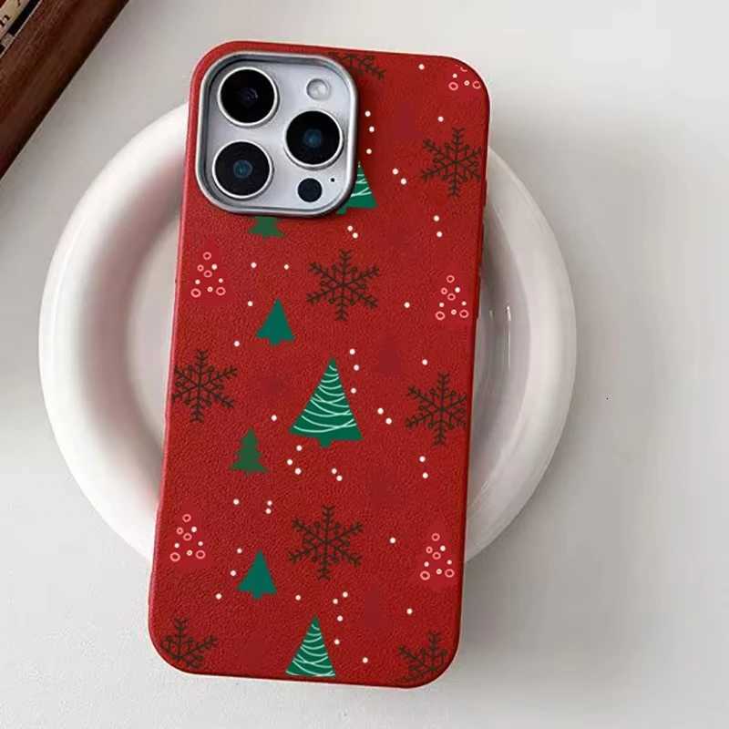 Christmas Tree Snowflake Phone Case For iPhone 17 16 15 14 13 12 11 17 Pro Max Air XSMax XS XR X Shockproof Soft Cover H251203