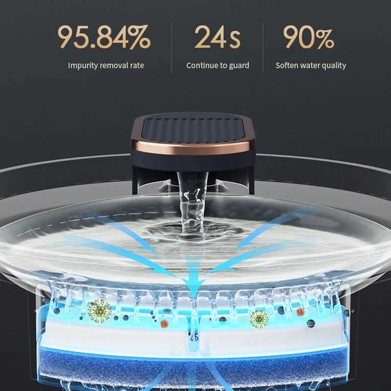 3L Smart Cat Water Fountain Autom Loop Filtering Drinker Auto Power-off Pet Water Dispenser Large Capacity Cats Pet Manufacturer M251204