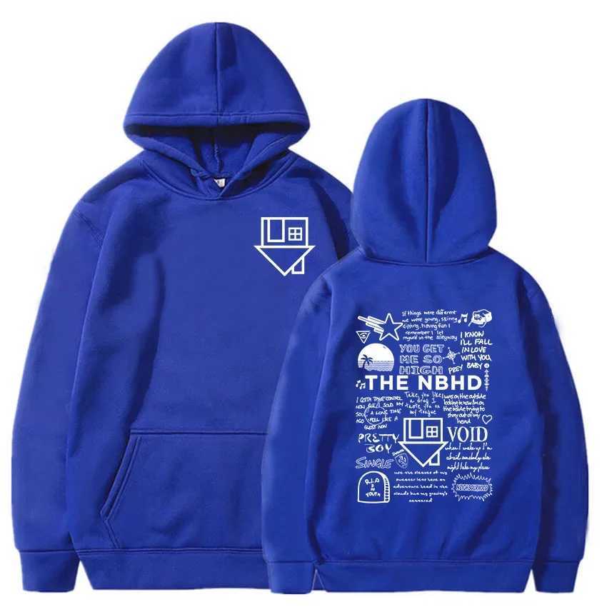 The Neighbourhood NBHD Band Prin mens outdoor hip-hop hoodie is suitable for autumn and winter sweatshirts J251203