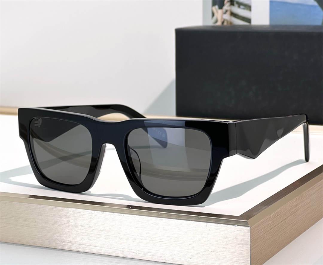 Fashion popular designer mens women sunglasses A06S classic vintage square frame acetate glasses outdoor leisure style Anti-Ultraviolet protection Come with case