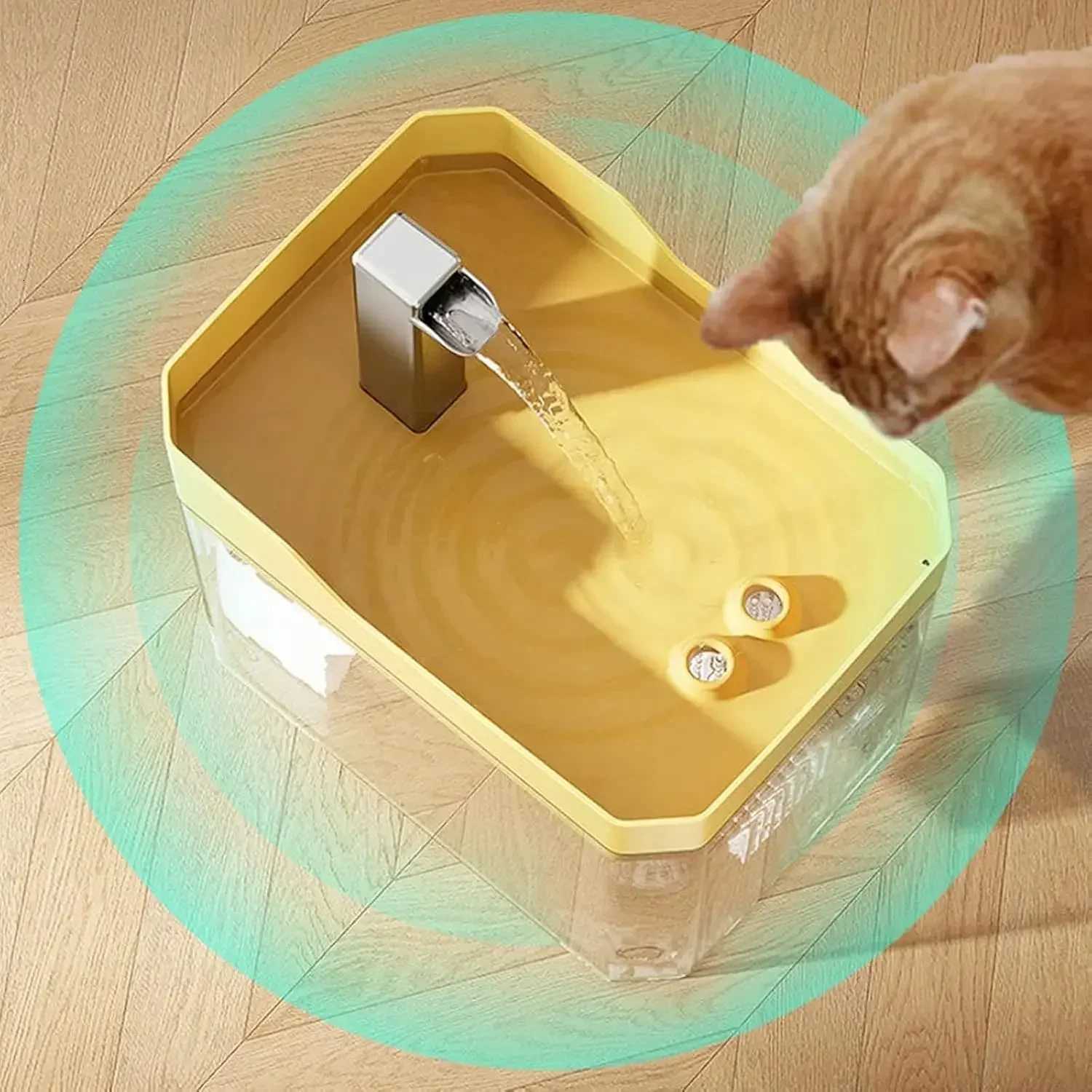 Automatic Cat Water Drinking Fountain Dispenser for Pet Water Fountain Filter Non-Slip Automatic Indoor Cat Water Bowl Anti-Slip M251204 - view 7