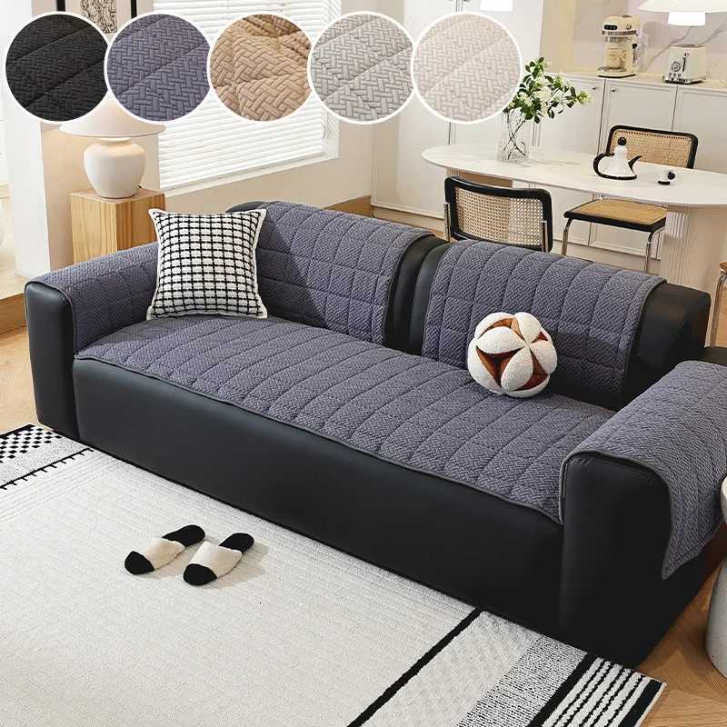 1PC-Winter plush sofa cushion anti slip cushion for autumn and winter simple and popular sofa cushion for living room M251204 - view 6