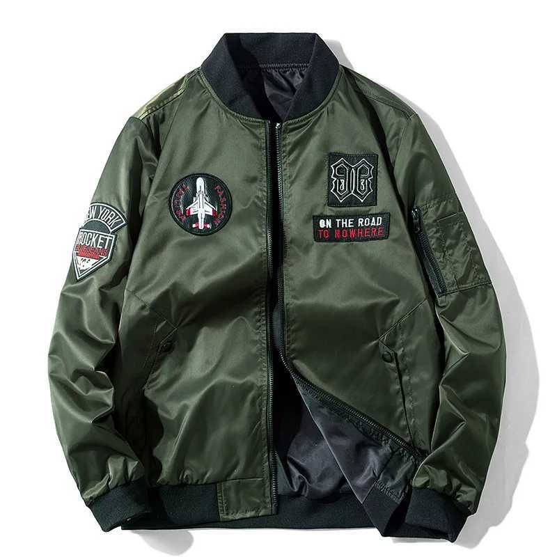 7XL Oversized Mens Jackets Double Sided Wear Outerwear Embroidery Streetwear Baseball Jacket Men Clothing Baseball Jacket A2FB5T251204