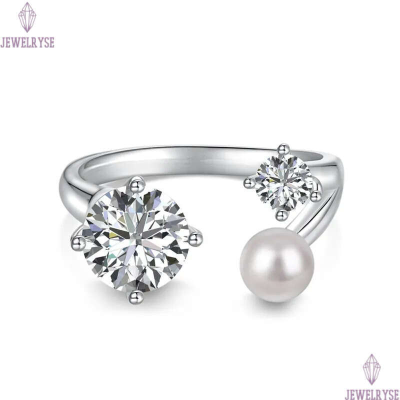 luxury designer shell pearl ring for woman 925 sterling silver 5A cubic zirconia charm love diamond 18k gold rings womens jewelry friend gift box open