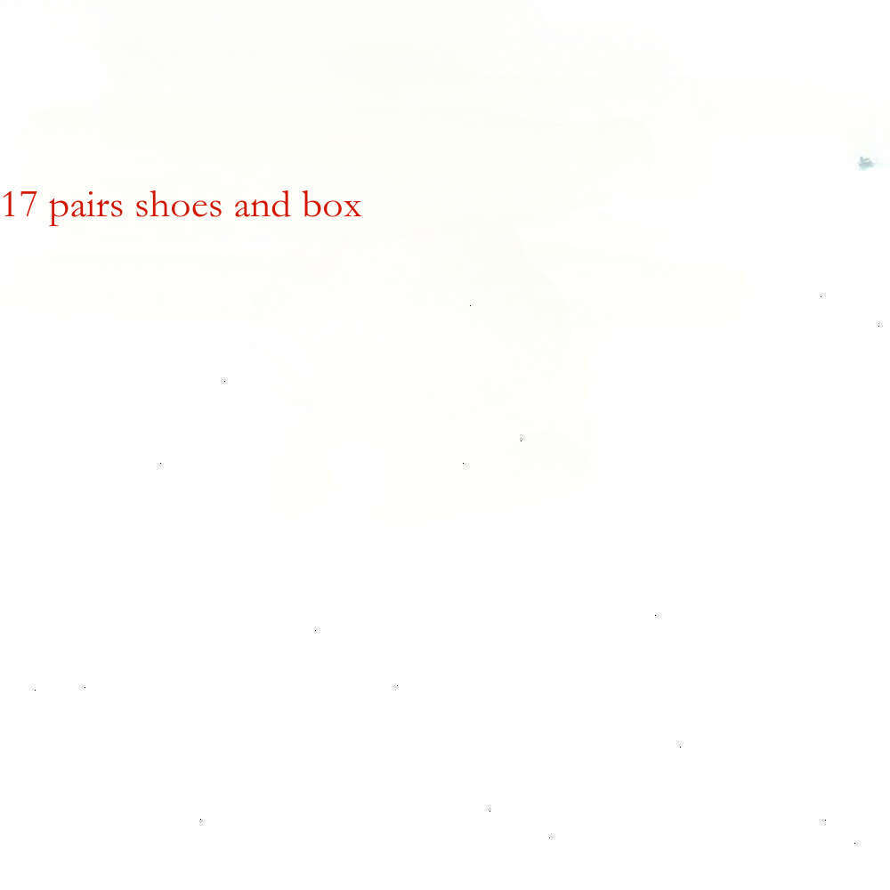 17 pairs shoes and box Contact customer service for any brand