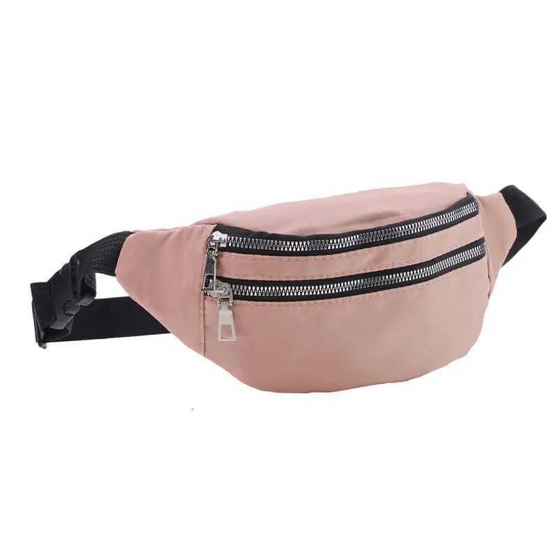 Solid Color New Sports Waist Bag Oxford Cloth Waterproof Crossbody Bag For Men And Women Fashionable And Versatile Shoulder BagsT251204