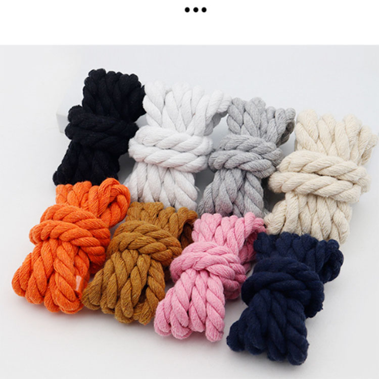 16colors bold cotton linen twist weave shoelace rope lace men women trendy sport casual shoe string accessories