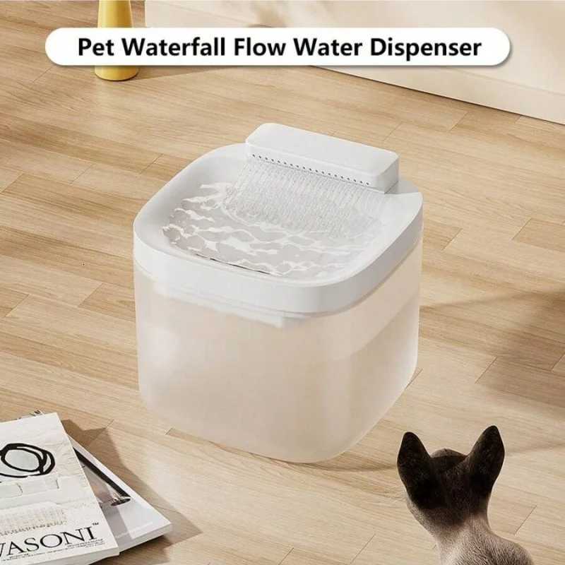 Pet Water Fountain With 3pcs Filter chips Auto circulation 3L large capacity Ideal for cats dogs Replacement Filter for sale M251204