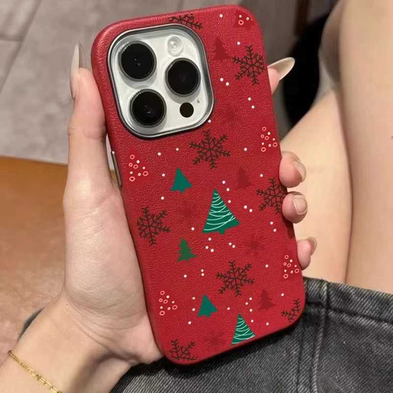Christmas Tree Snowflake Phone Case For iPhone 17 16 15 14 13 12 11 17 Pro Max Air XSMax XS XR X Shockproof Soft Cover H251203