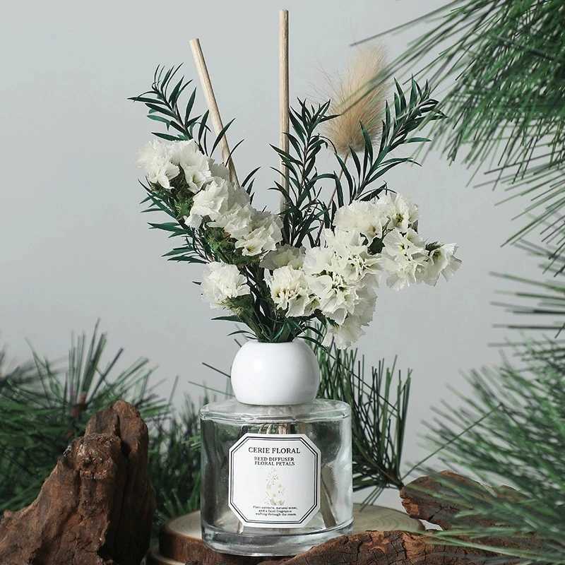 50ml Reed Diffuser Set - Lavender/Freesia Fragrance Oil with Expanding Sticks Hotel Home Aromatherapy Air Freshener Y251204