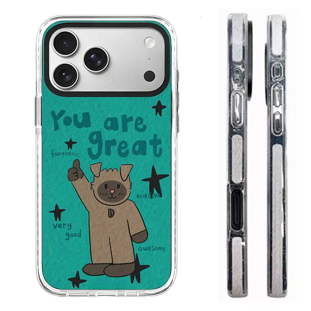 Win Cat 20 Acrylic White Border Phone Cover for IPhone 12 13 14 15 16 17 Pro Max Case for IPhone 17 Air H251203