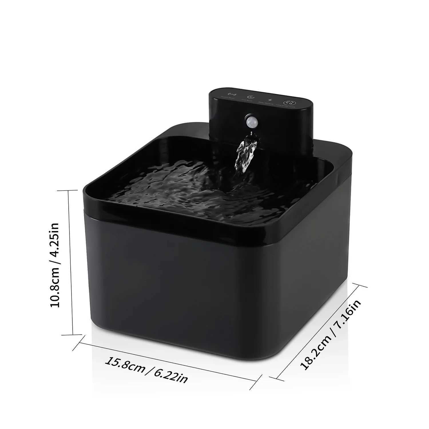 22L Wireless Cat Water Fountain Battery Sensor 2 in 1 Drinking Fountain For Cats Dog Drinker Pet Water Dispenser Accessories M251204