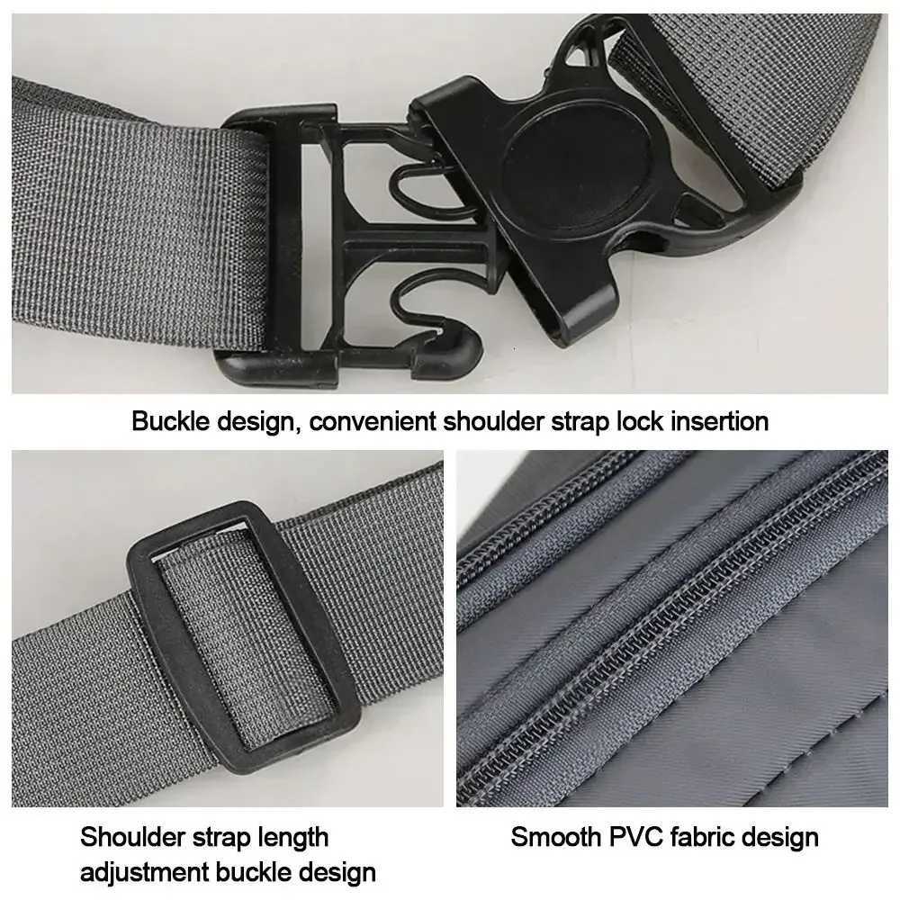 Fashion Large-capacity Men Waist Bag Casual Nylon Anti-theft Chest Bag Outdoor Travel Waterproof Sports Mobile Phone BagT251204