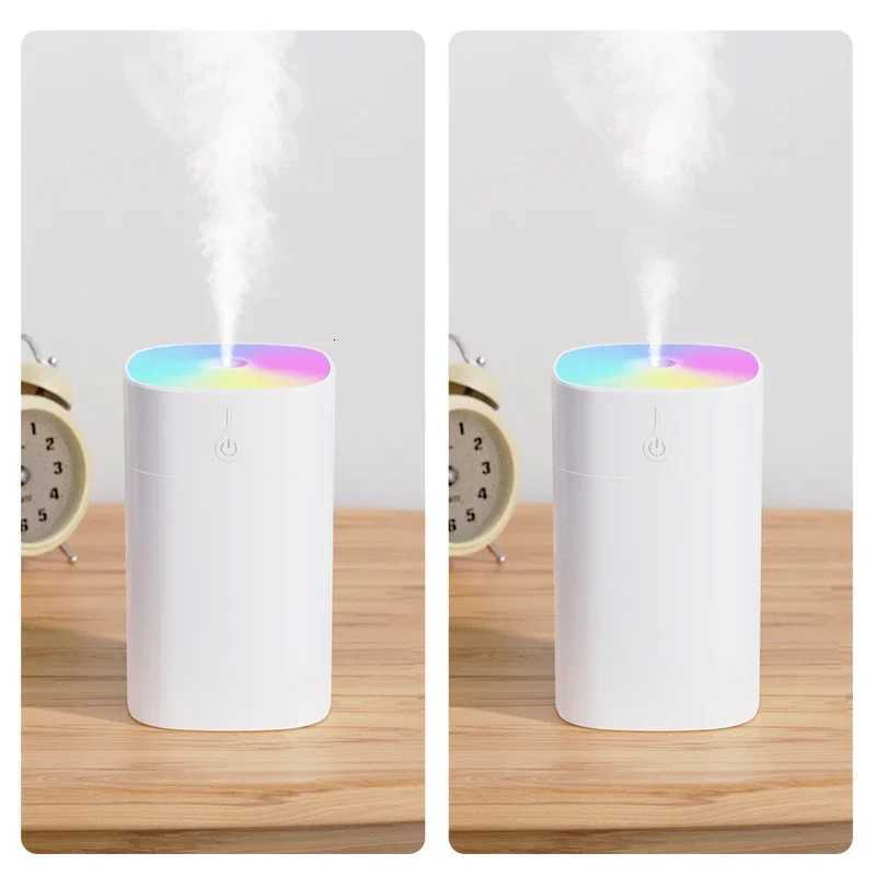 USB Mini Air Humidifier 400ml Aratherapy Diffuser-He Car Use with Silent trasonic Technology and LED Color Light C251204