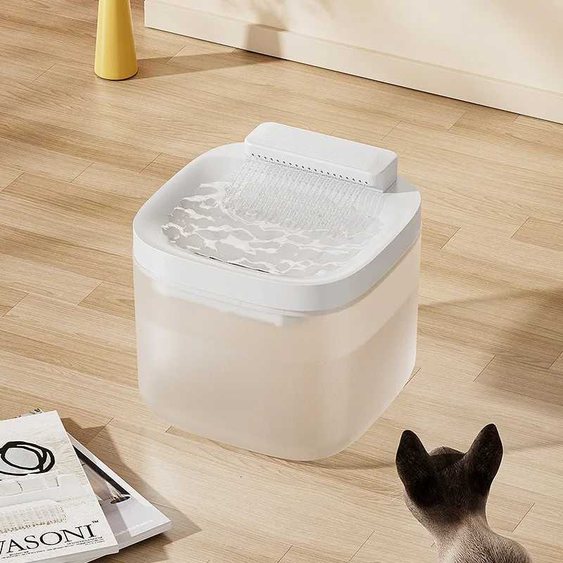 3L USB Pet Water Fountain with Pump Filter Anti-Dry Burning Cat Water Dispenser Auto Recirculating Pet Water Flow Drinker M251204 - view 5