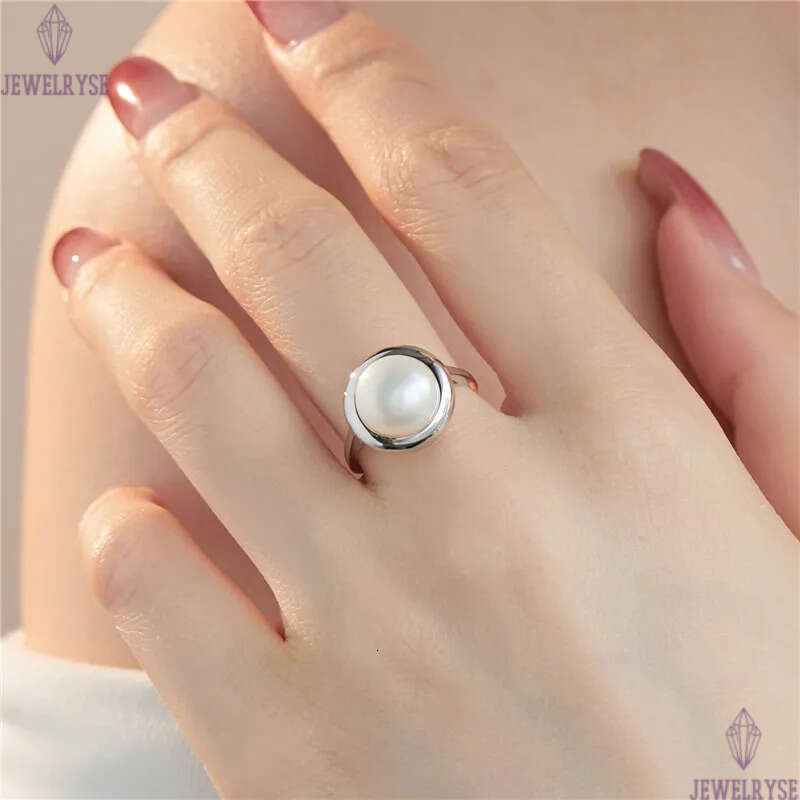 luxury designer shell pearl ring for woman 925 sterling silver 5A cubic zirconia charm love diamond 18k gold rings womens jewelry friend gift box open