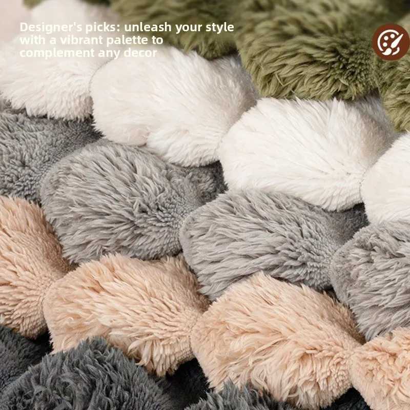 French Style Plush Sofa Cover Thicken Sofas Towel Winter Warm Non-slip Couch Slipcover Armchair Protector Living Room Decor M251204 - view 3