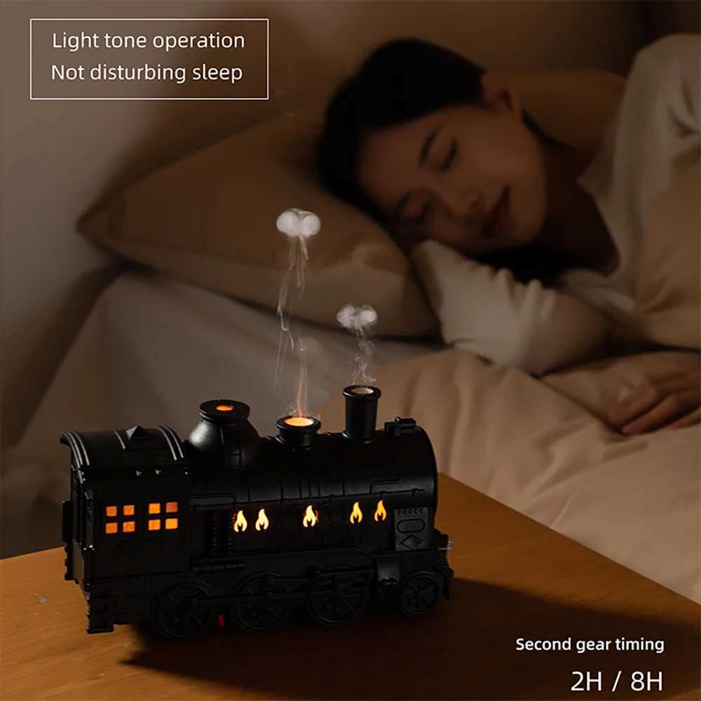 Aierwill Train Air Humidifier trasonic Aratherapy Diffusers Mist Maker Fragrance Essential Oil Ara Difusor Remote control C251204
