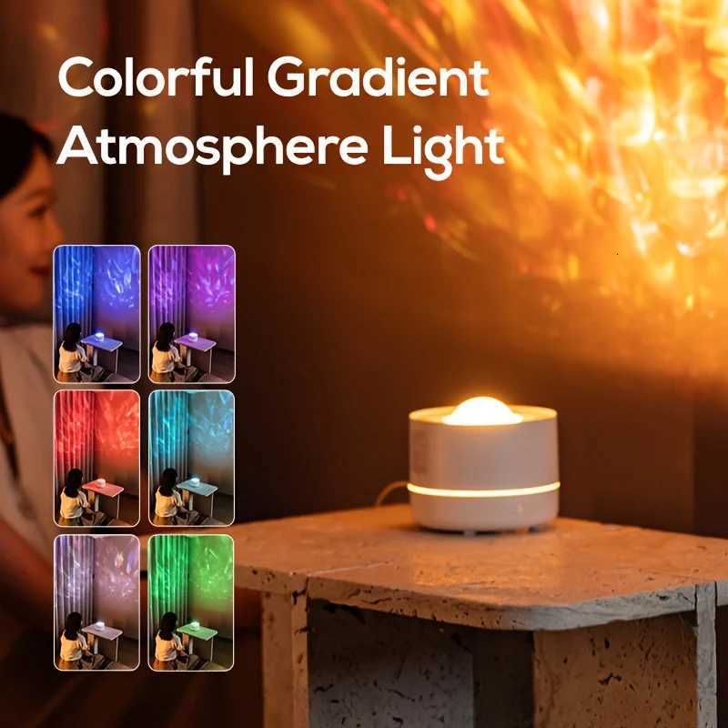 2025 New Star Projection Humidifier Colorf Gradient Atmosphere Lighting 360 Rotating Projection for Bedro/Off/Hotel C251204