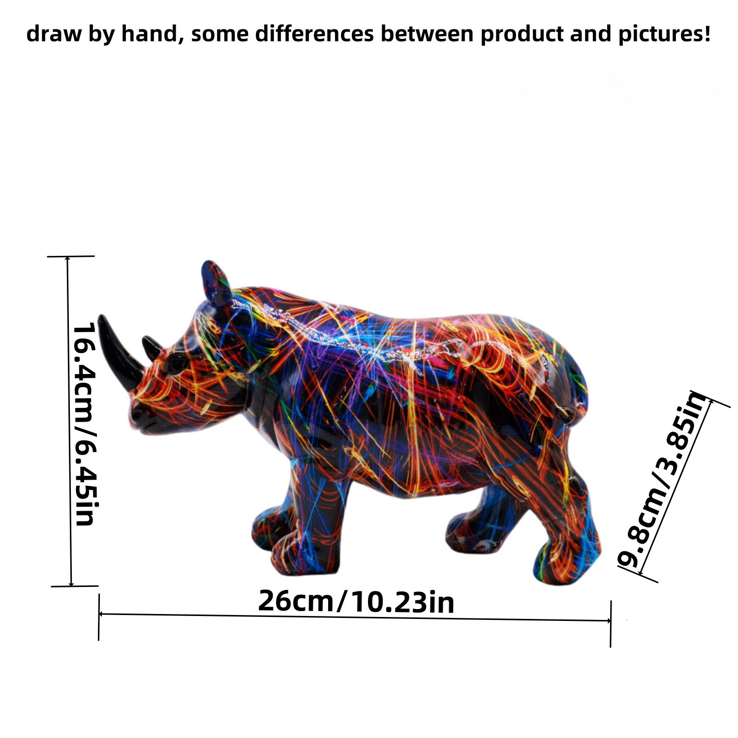 Modern Creative Bull Terrier Art Fluorescence Spray Color Statue Home Decoration Pet Statue Dog Desktop Home Furnishing Ornament 240920