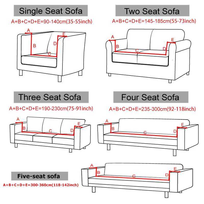 Jacquard Thick Elastic Sofa Cover Slipcovers For Living Room Stretch Armchair Corner Couch Cover 1/2/3/4/5 Seater L Shaped M251204 - view 3