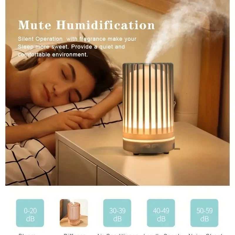 Air Humidifier Aratherapy hine Bird Cage trasonic USB Humidifier Essential Oil Diffuser With Colorf Night Lights C251204