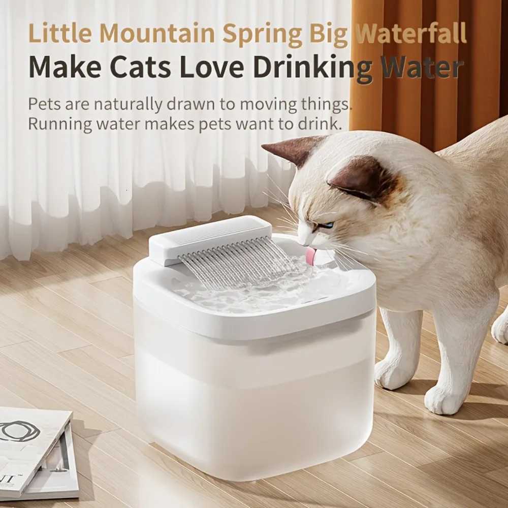 3L Smart Pet Fountain USB Power Supply Quiet Operation Cat Automatic Circulation Filtration Circulating Water Dog Water Feeder M251204