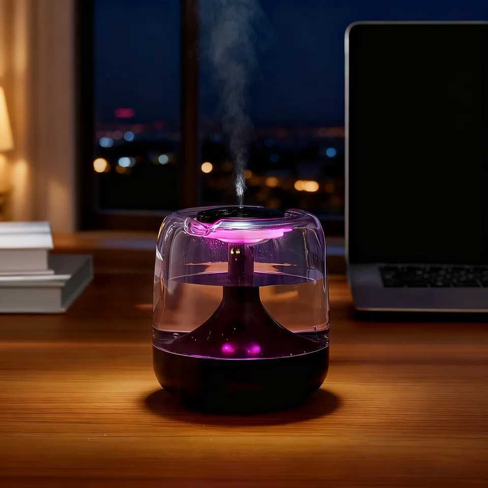 Large spray mute aratherapy humidifier custi indoor portable small night light bedro air humidifier C251204