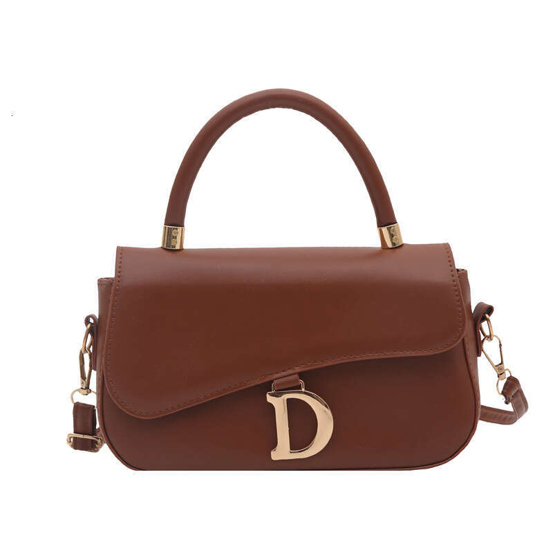 Bags Autumn Versatile Small Light Luxury Solid Color Women's Niche Handbag Elegant French Style Crossbody Bag