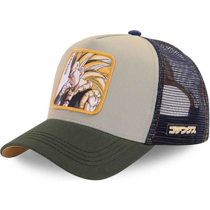 Fashion Dragon Ball Umtai Guixian Person Anime Snap-on Cotton Baseball Cap for Men and Women Hip-Hop Mesh Truck Cap H250908
