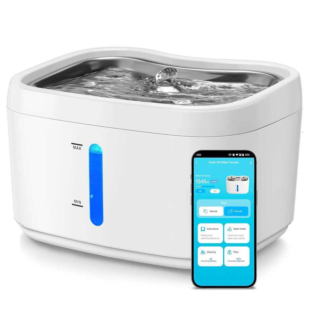 Tuya smart APP Pet Water Dispenser Cat Automatic Water Feeder Circulating Filter Ultra-Quiet Water Pump Ddog Drinking Supplies M251204