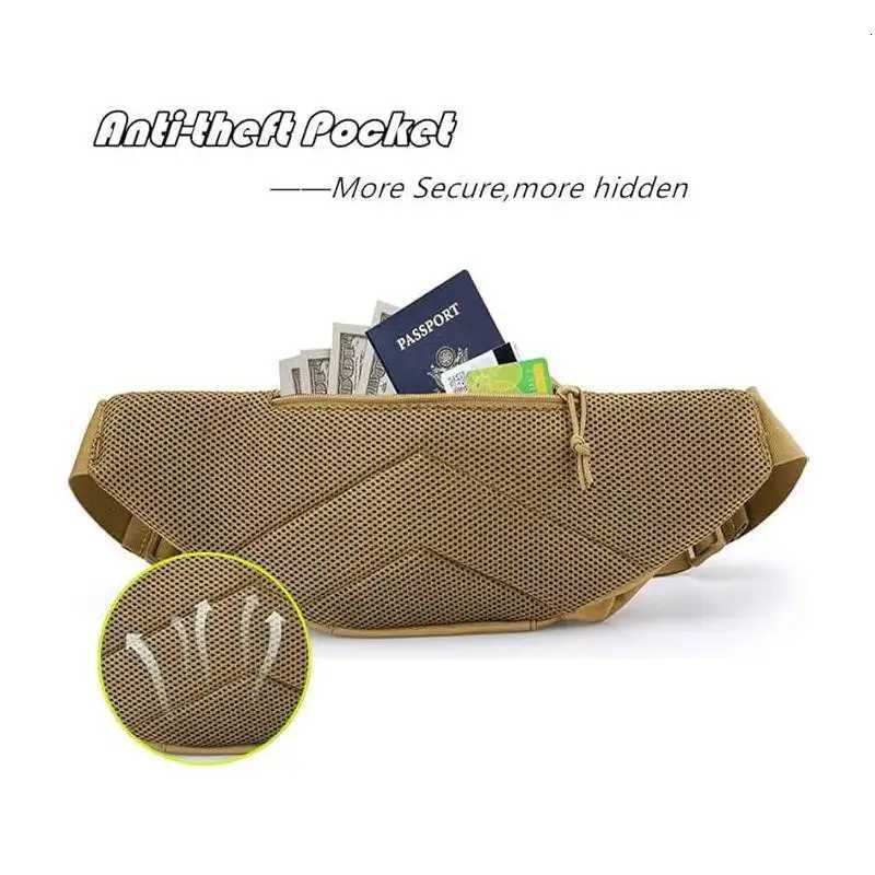 Outdoor tactical suit chest combat camping sports hunting sports shoulder straps waist bag backpack for menT251204