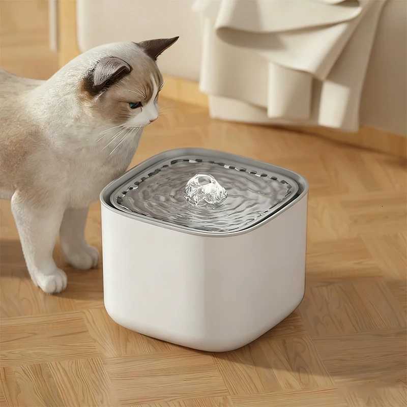 3L Cat Water Fountain With USB Electric Mute Auto Recirculate Filter Large Capacity Pet Water Drinker Dog Water Bowl M251204