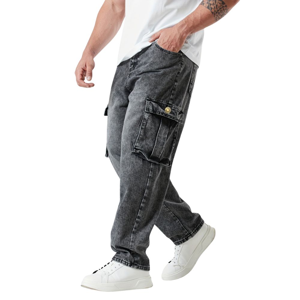 Fashionable, comfortable not tight loose and slimming cotton blended jeans comfortable and not tight cross-border jeans---LT24042107