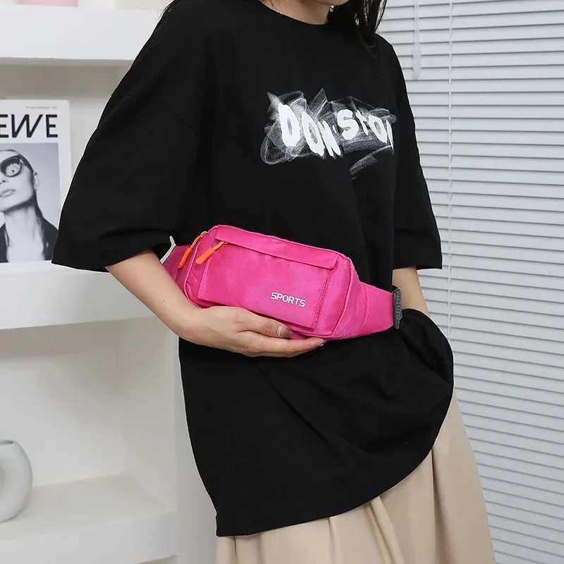 Outdoor fitness portable crossbody bag Waterproof Outdoor Sports Bag Canvas Pouch Waist Bag Fanny Pouch Crossbody Male BananaBagT251204