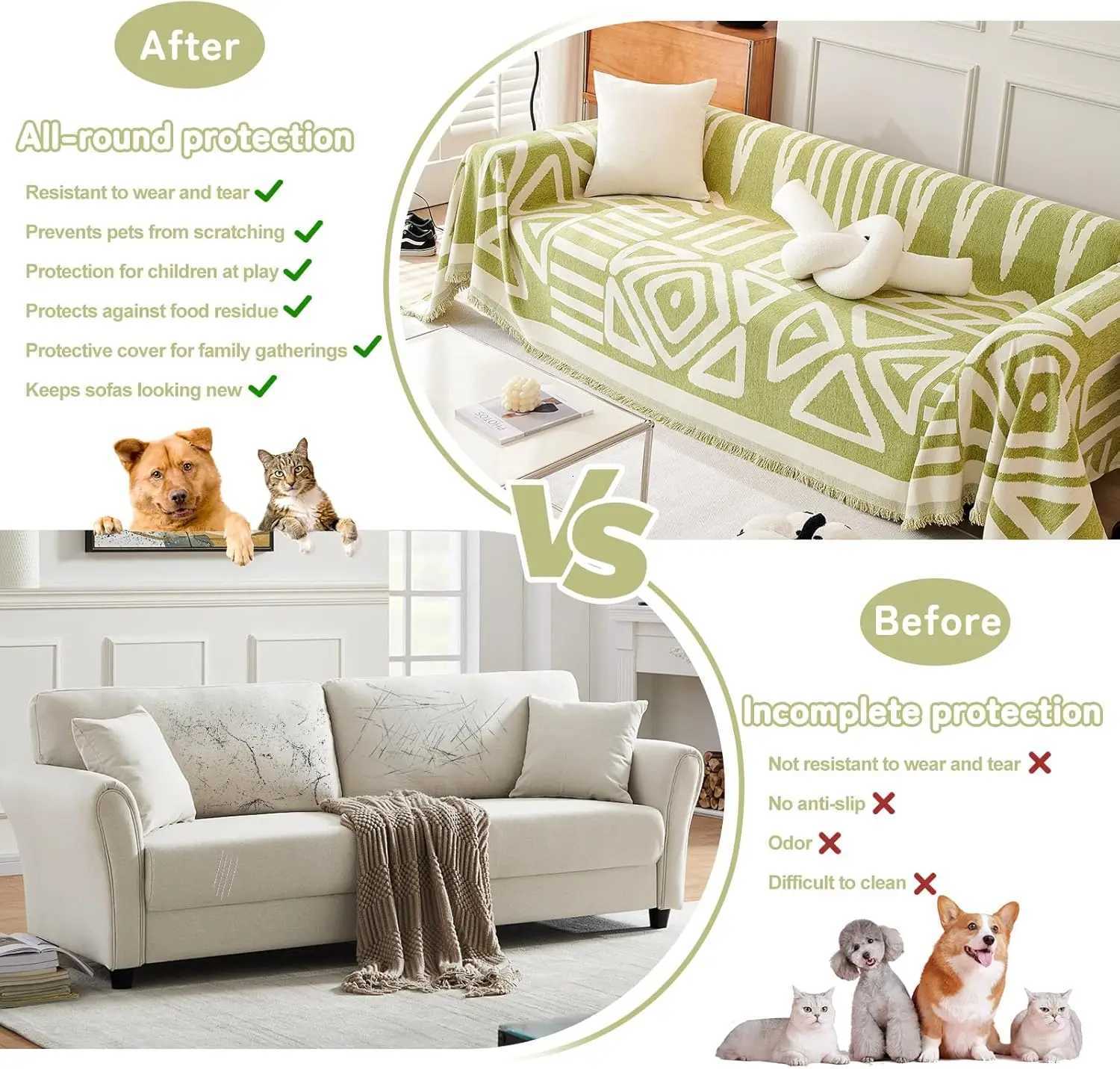1PC Bohemian Style Double-Sided Fringe Chenille Hair Towel Soft and Comfortable Home Sofa Decoration For Camping Picnic Blanket M251204 - view 7