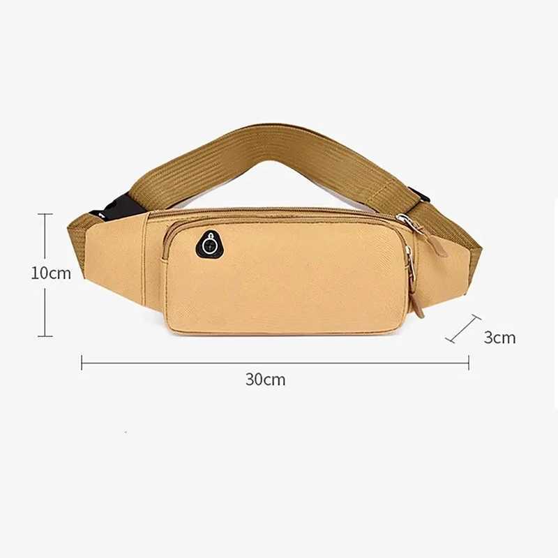 Adjustable Shoulder Strap Outdoor Cycling Crossbody Bag and Single Shoulder Backpack Anti Slip Breathable Gym Running Waist BagT251204