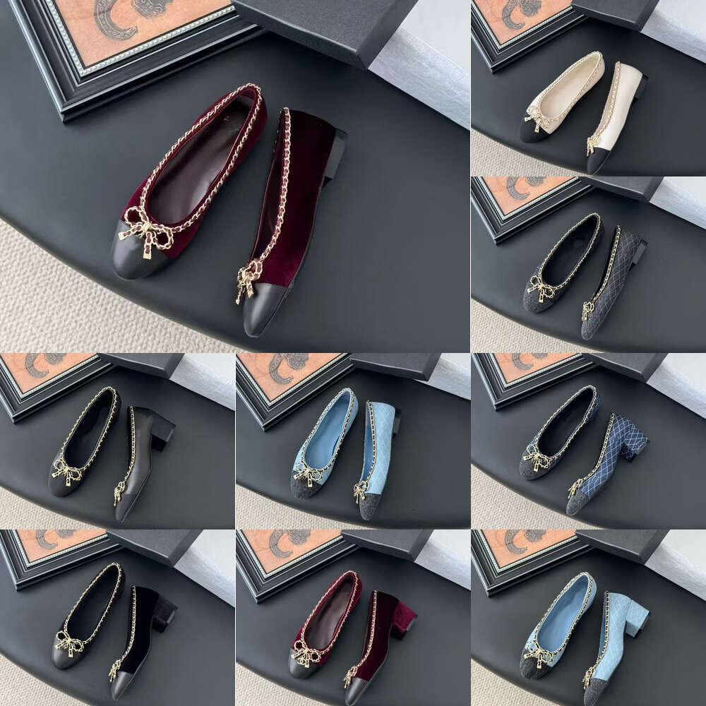 designer shoe Woman Paris Brand mary jane Black Ballet Flats Quilted Genuine Leather Slip on Ballerina shoes loafer Luxury moccasin Round Toe Ladies jelly Dress Shoe