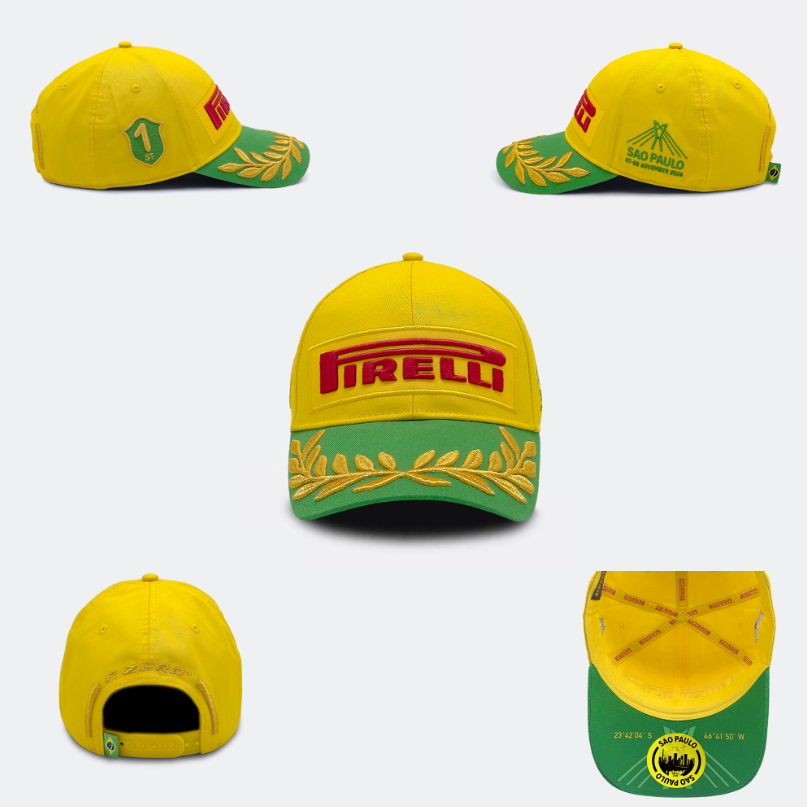 Podium Cap - Special Edition Brazil GP hat monza GP Cap F1 Racing Hat Sergio Perez CAP Fashion Baseball Street Caps Man Woman