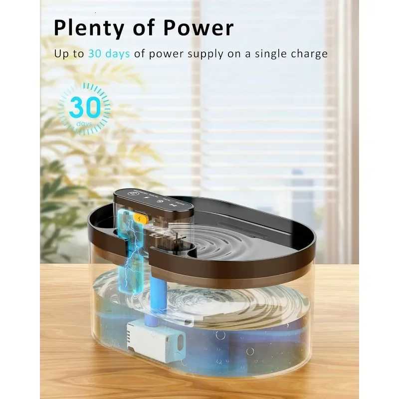 22 Liter Automatic Pet Water Dispenser Easy To Disassemble and Clean Battery Type Cat Water Dispenser with Infrared Sensor M251204