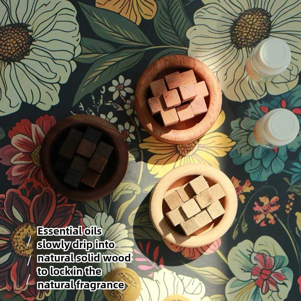 Electric Oil Diffuser Fragrance For Home Aroma Machine Oil Essential Aromatherapy Expander Beech Wood Black Walnut Scented Decor Y251204