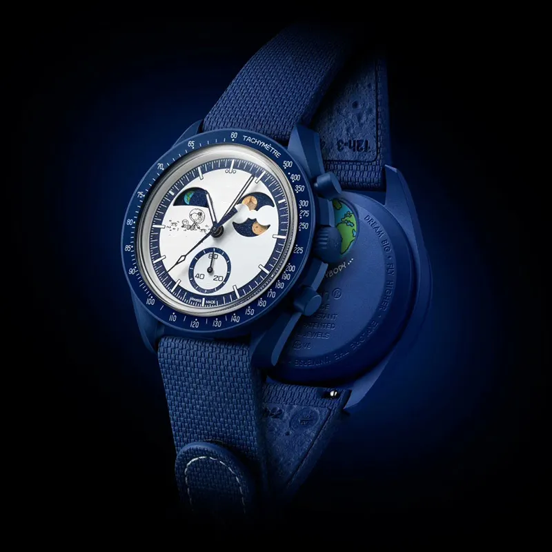 Bioceramic Moon Watch: Chronograph, Full Function, Nylon,42mm, Limited Edition
