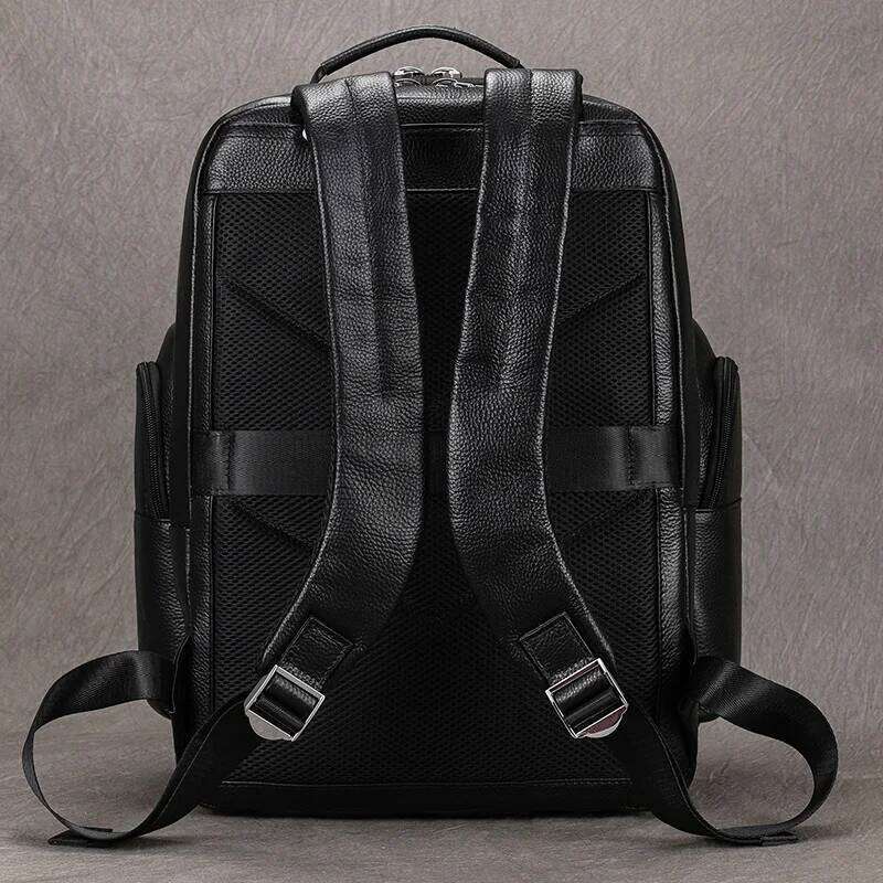 Luxury Bag Designer Shoulder Bags Totes Hobo Double Layer Leather Backpack For Men Large Capacity Travel Business Computer Bag With USB Charging Lapto