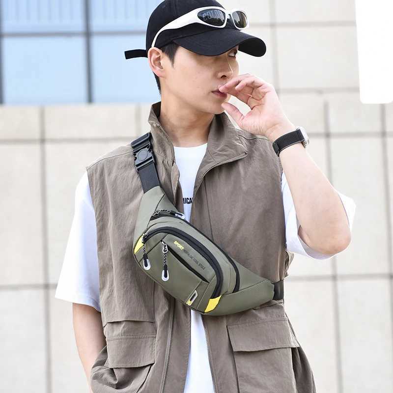 Unisex Mobile Waist Bag - Large Capacity Water-Resistant Durable for Work Travel Fashion Crossbody Pack Sports BagT251204