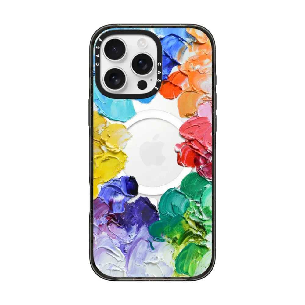 Acrylic Oil Painting Color For Phone Case For iPhone 17 16 12 13 14 15 Pro Max 15Plus Magnetic Anti-drop Fashion Cover H251203